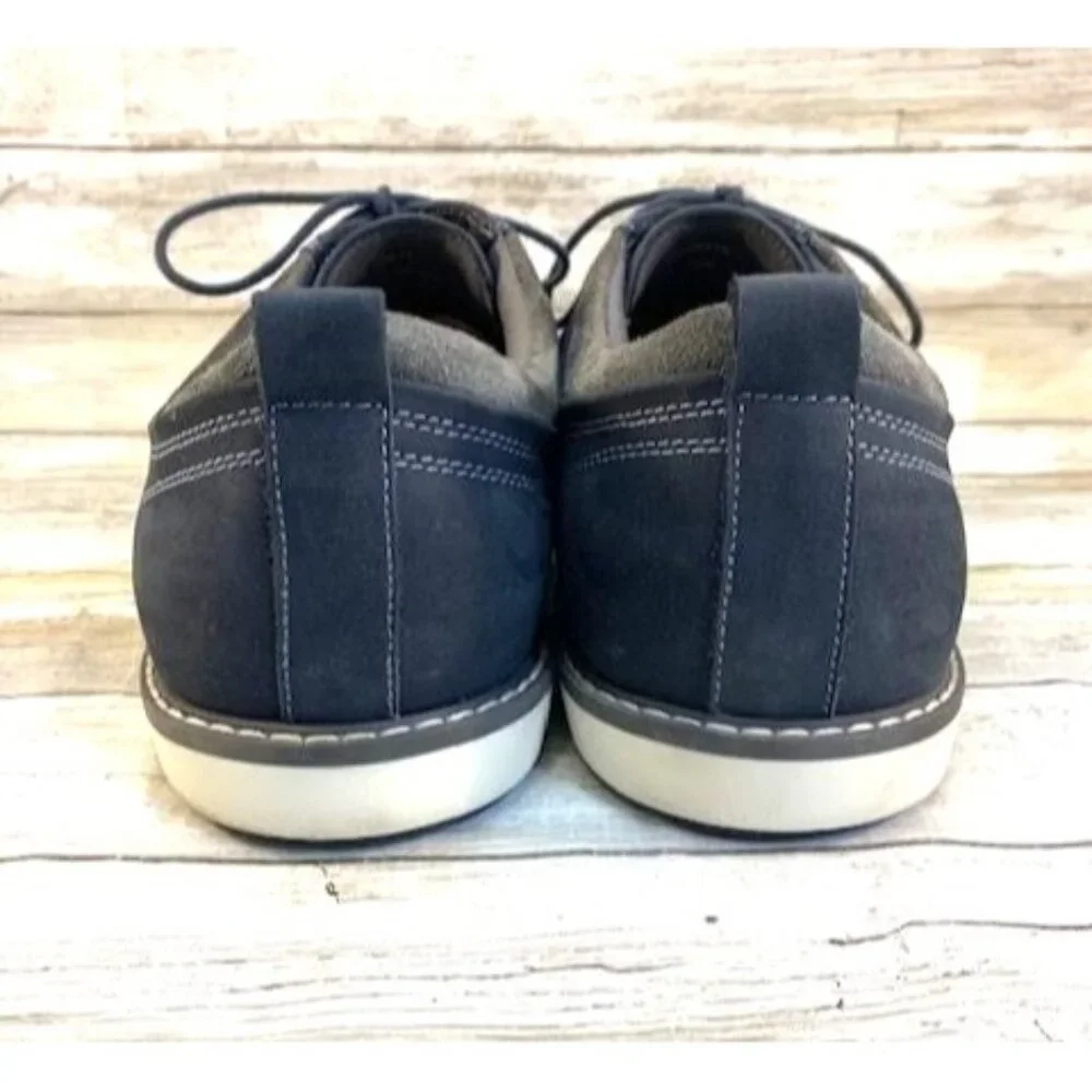 J. Murphy Men's Suede Navy-Blue Oxford Casual Shoes‎ - Size 13M